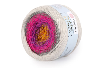 YarnArt Flowers Alpaca, 32 Colors, Wool Yarn, 8.80 oz / 1027.98 yds