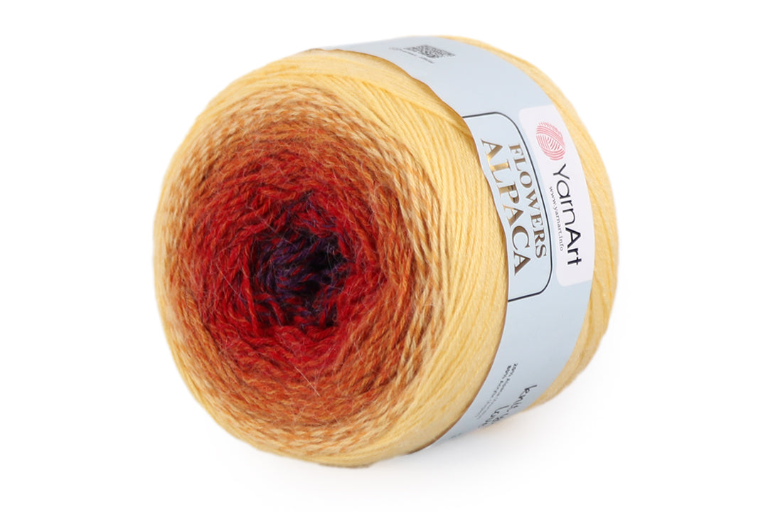 YarnArt Flowers Alpaca, 32 solors, 8.8 oz / 1028 yds