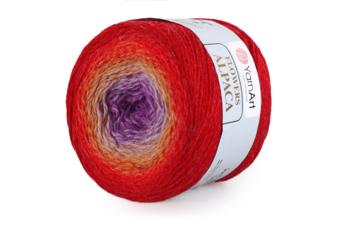 YarnArt Flowers Alpaca, 32 solors, 8.8 oz / 1028 yds