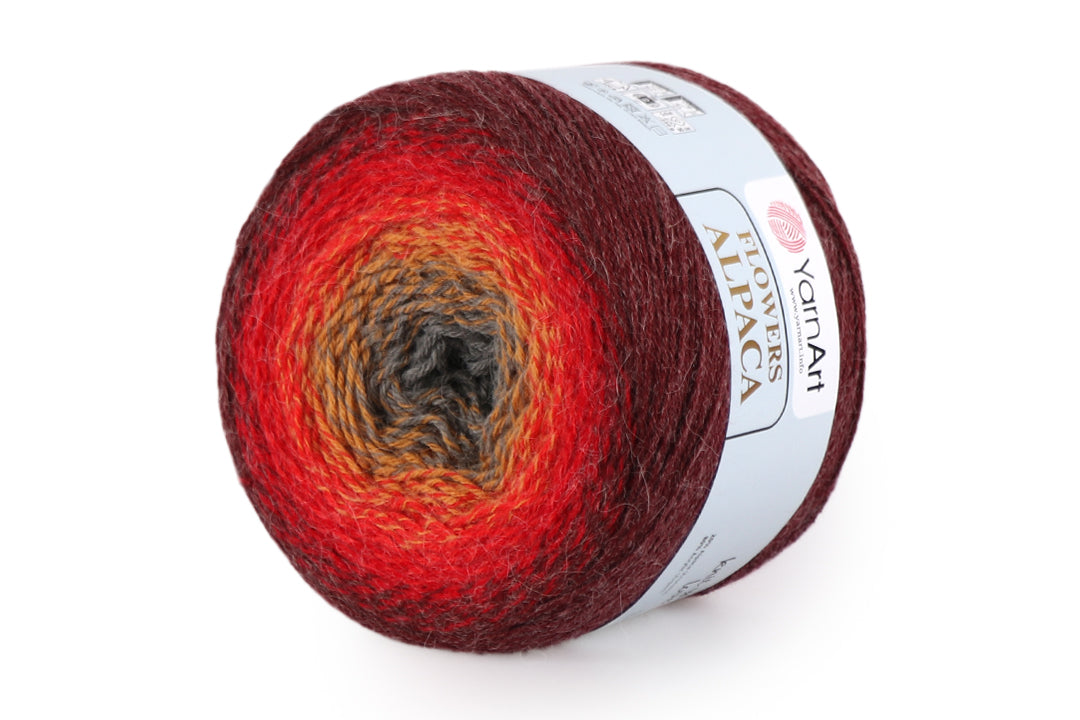 YarnArt Flowers Alpaca, 32 solors, 8.8 oz / 1028 yds