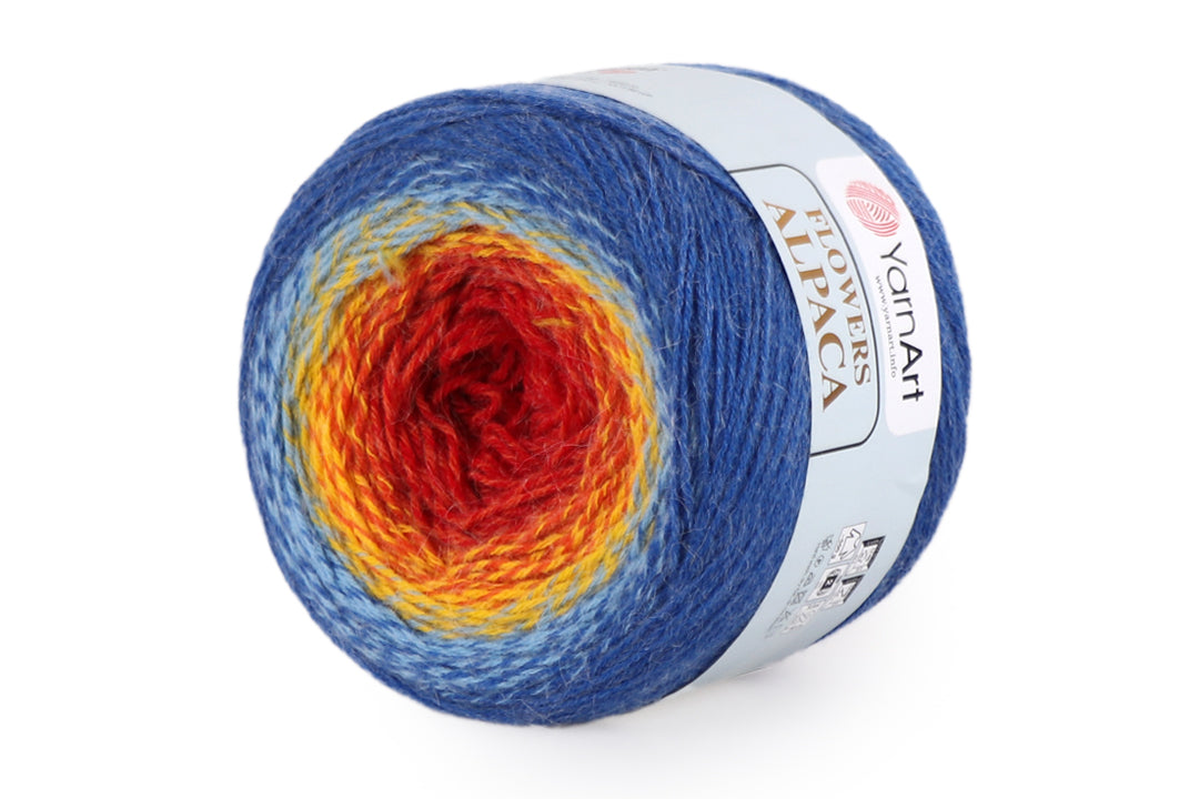 YarnArt Flowers Alpaca, 32 Colors, Wool Yarn, 8.80 oz / 1027.98 yds