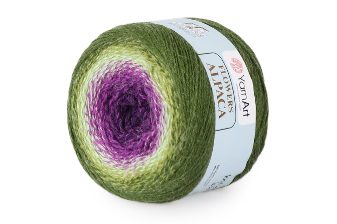YarnArt Flowers Alpaca, 32 solors, 8.8 oz / 1028 yds