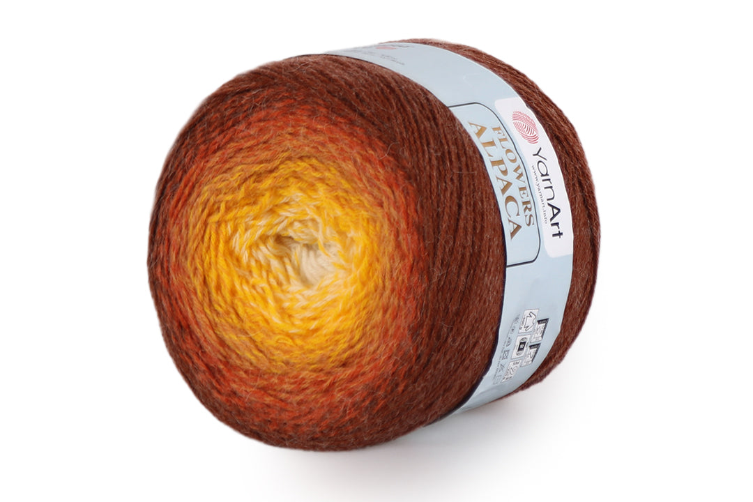 YarnArt Flowers Alpaca, 32 solors, 8.8 oz / 1028 yds