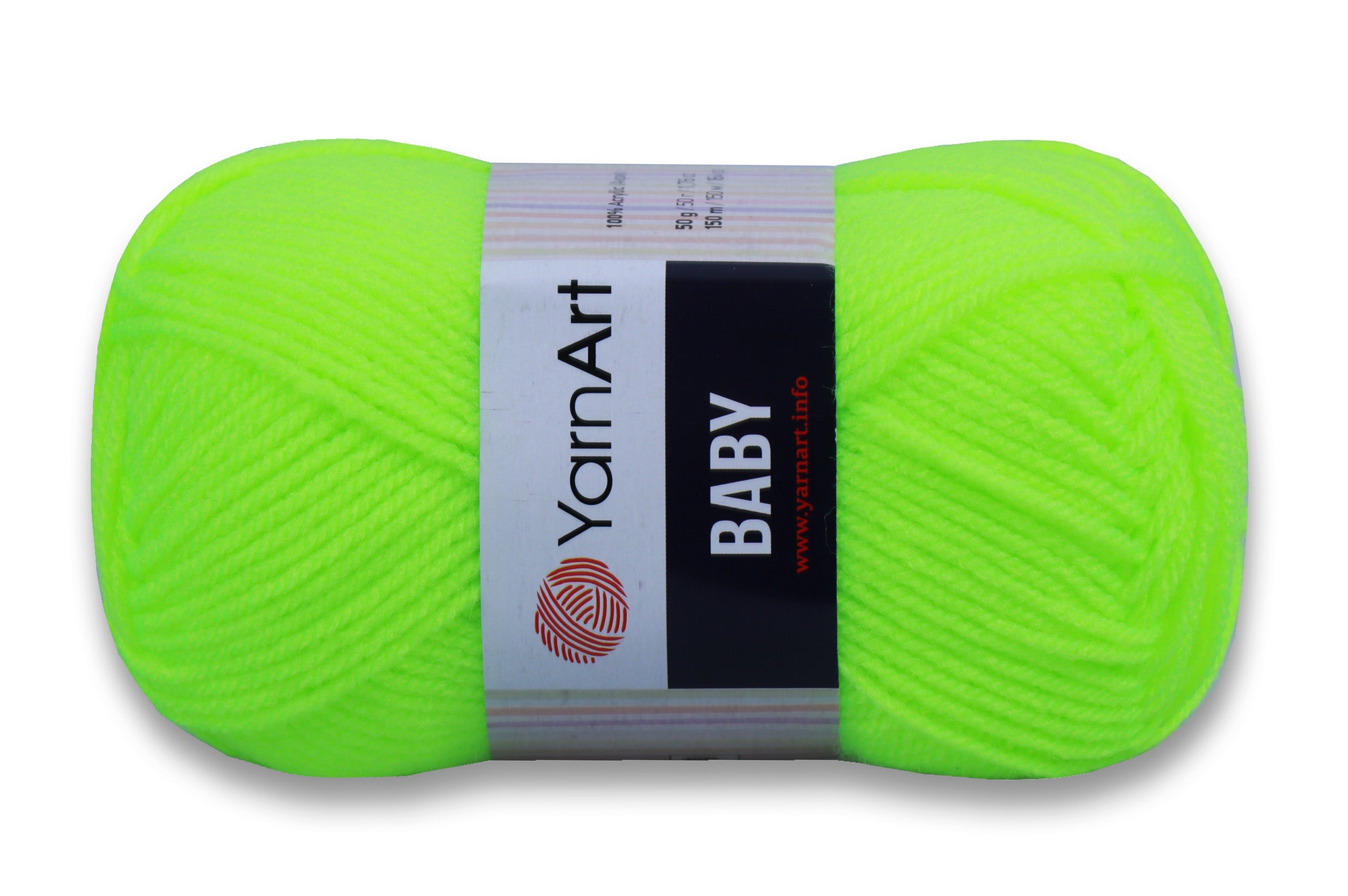 YarnArt Baby, 40 colors, 1.75 oz / 165 yds