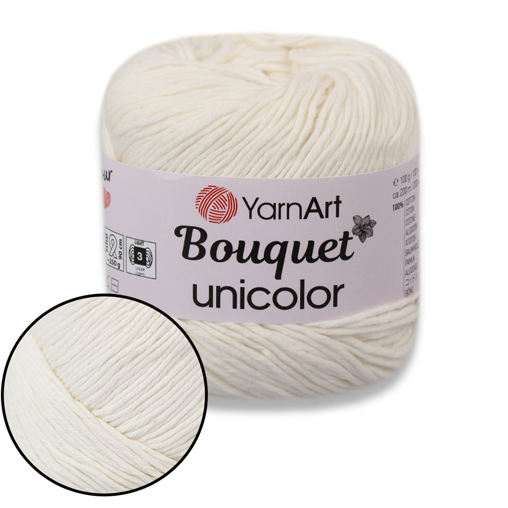 YarnArt Bouquet Unicolor, 27 colors, 3.5 oz / 218 yds