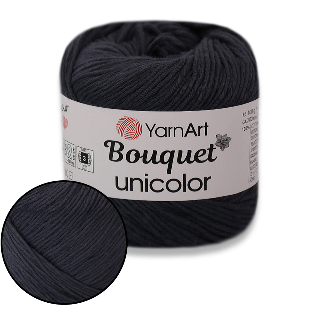 YarnArt Bouquet Unicolor, 27 colors, 3.5 oz / 218 yds