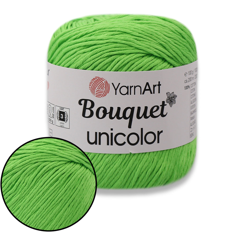 YarnArt Bouquet Unicolor, 27 colors, 3.5 oz / 218 yds