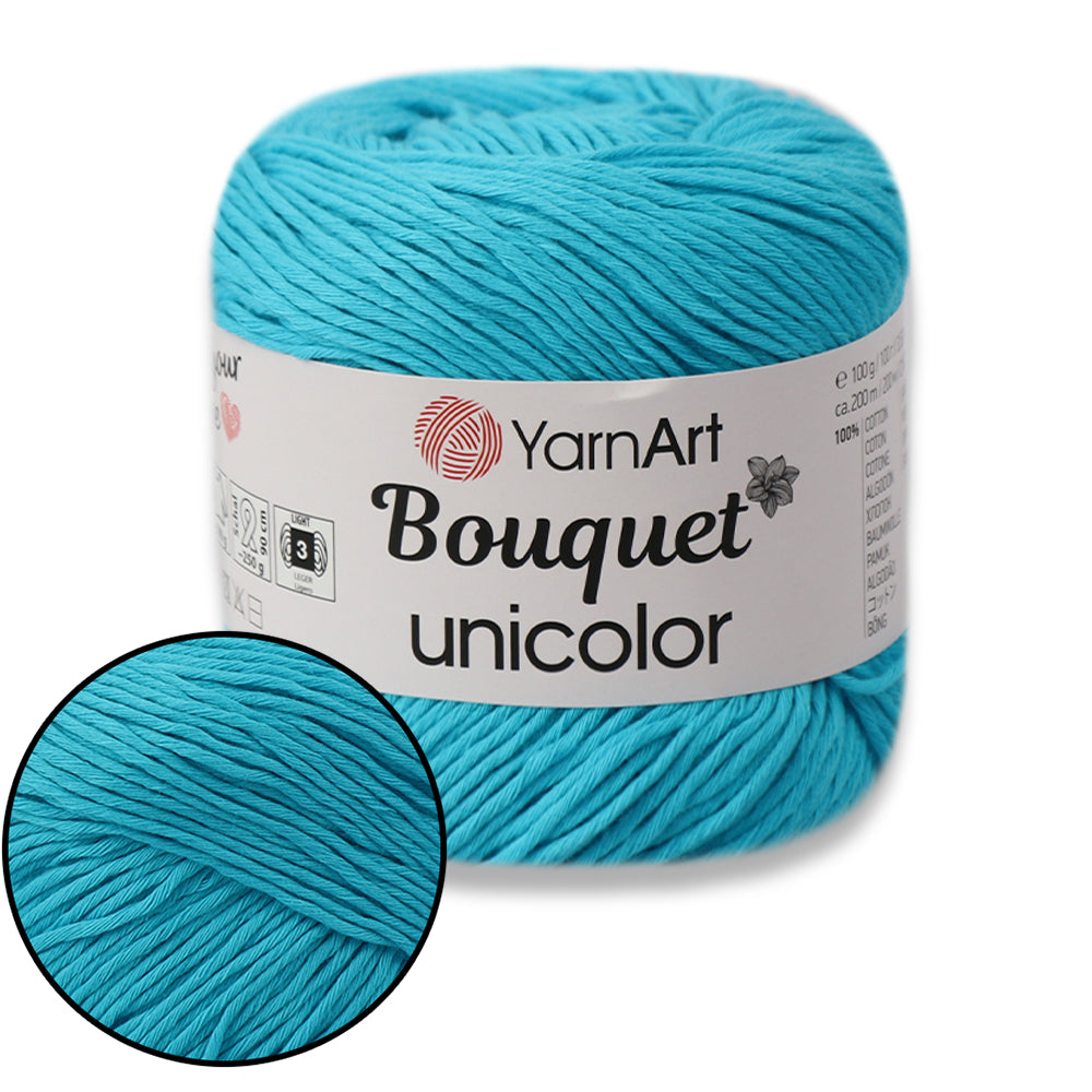 YarnArt Bouquet Unicolor, 27 colors, 3.5 oz / 218 yds