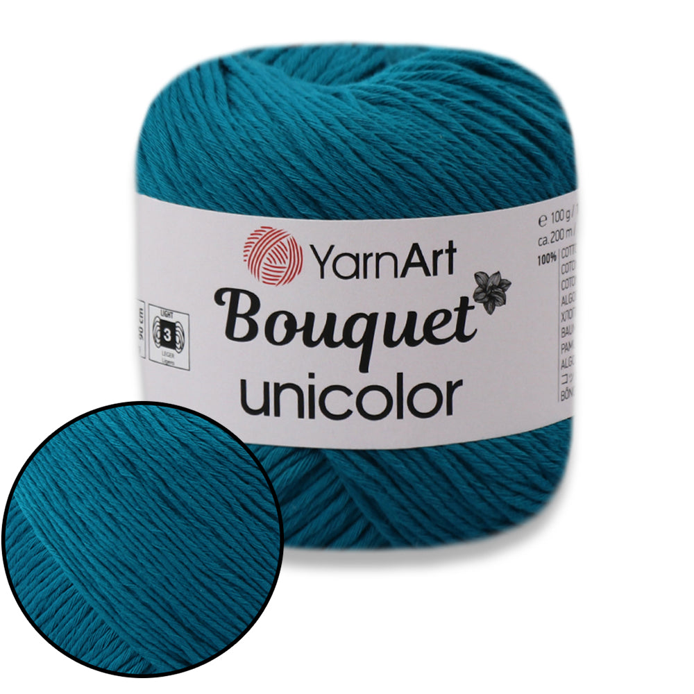 YarnArt Bouquet Unicolor, 27 colors, 3.5 oz / 218 yds