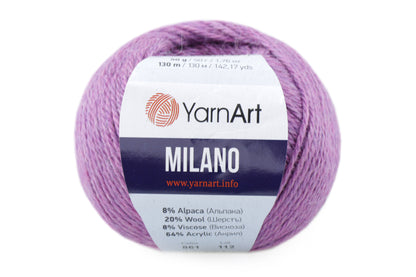 Yarnart Milano, 17 Colors, 1.76 oz / 142.17 yards