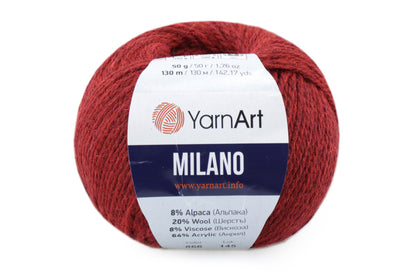 Yarnart Milano, 17 Colors, 1.76 oz / 142.17 yards