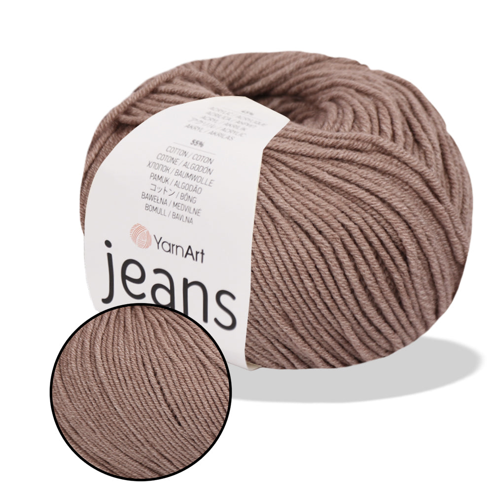 YarnArt Jeans, 62 colors, 1.75 oz / 174 yds