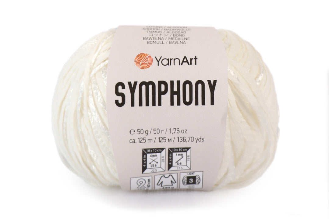 YarnArt Symphony, 23 colors, 1.76 oz / 136 yards