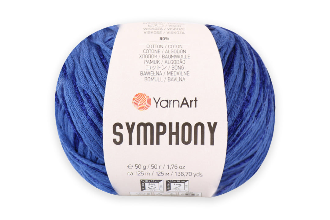 YarnArt Symphony, 23 colors, 1.76 oz / 136 yards