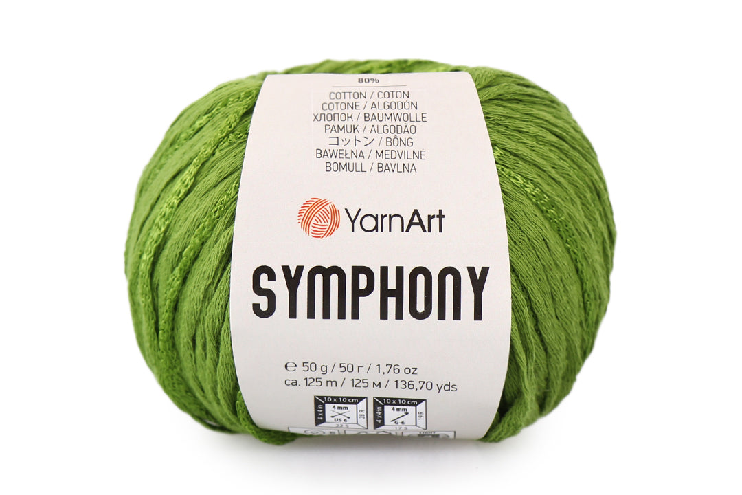 YarnArt Symphony, 23 colors, 1.76 oz / 136 yards