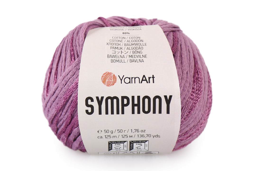 YarnArt Symphony, 23 colors, 1.76 oz / 136 yards