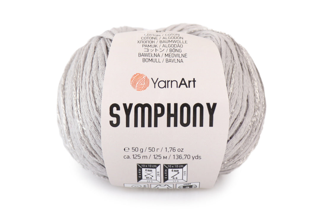 YarnArt Symphony, 23 colors, 1.76 oz / 136 yards