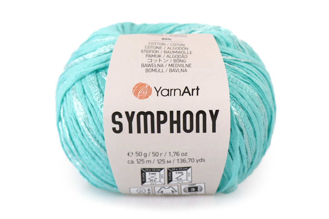 YarnArt Symphony, 23 colors, 1.76 oz / 136 yards