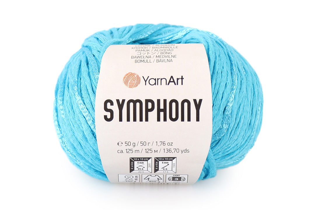 YarnArt Symphony, 23 colors, 1.76 oz / 136 yards