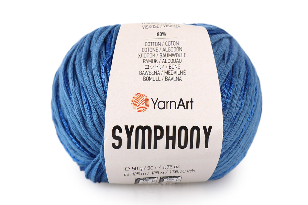 YarnArt Symphony, 23 colors, 1.76 oz / 136 yards