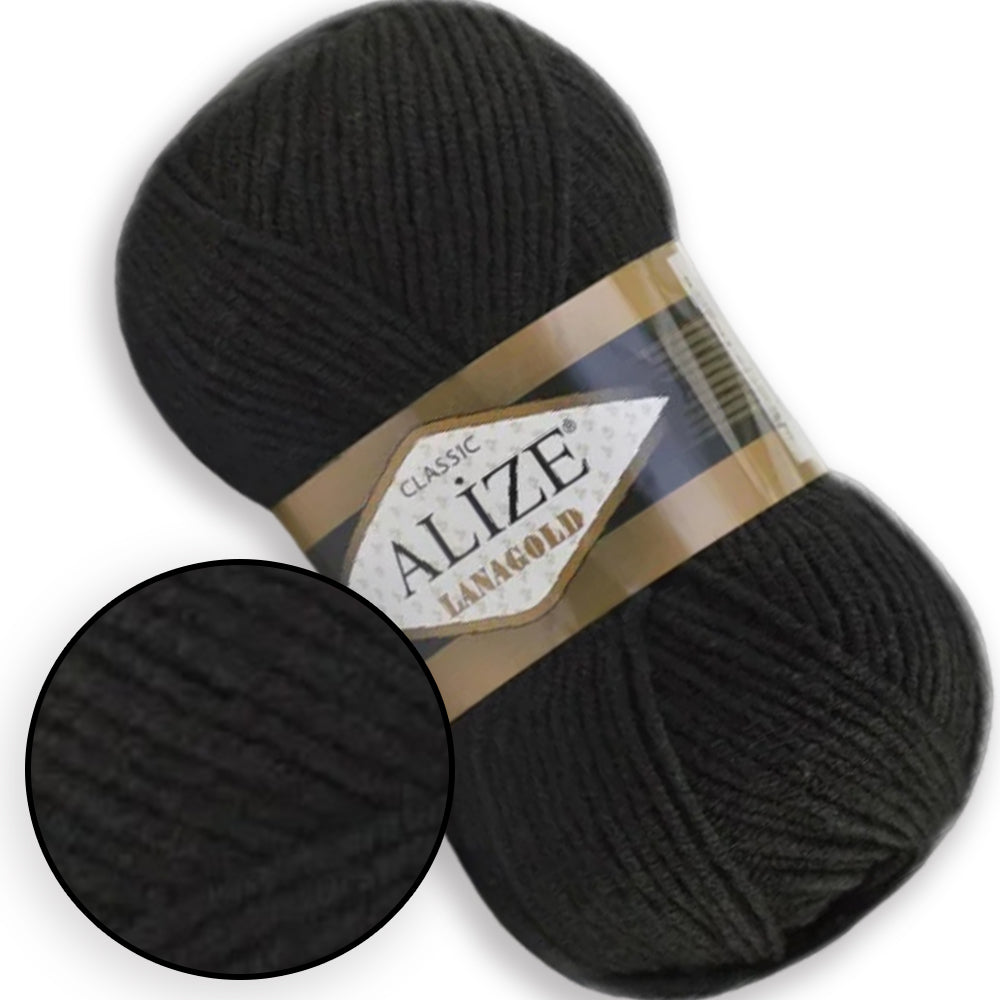Alize Lanagold, 57 Colors, 3.5 oz / 262 yards