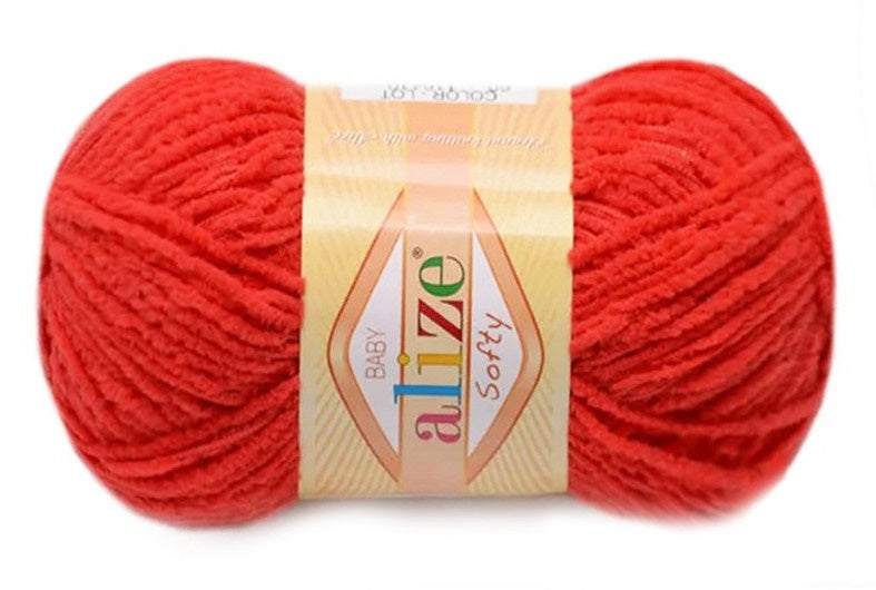 Alize Softy, 32 Colors, 1.76 oz / 125 yds