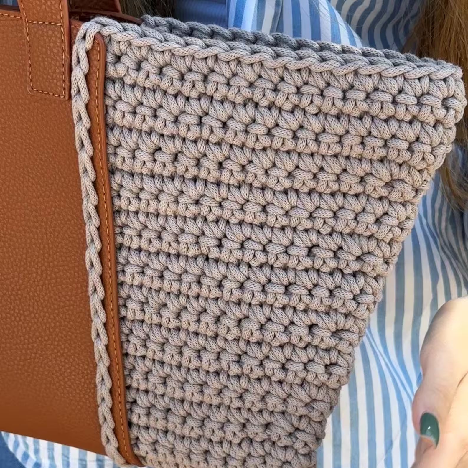 Tote Bag Crochet Kit (skill level Beginner)