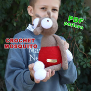 CROCHET MOSQUITO Crochet Pattern (skill level Beginner)