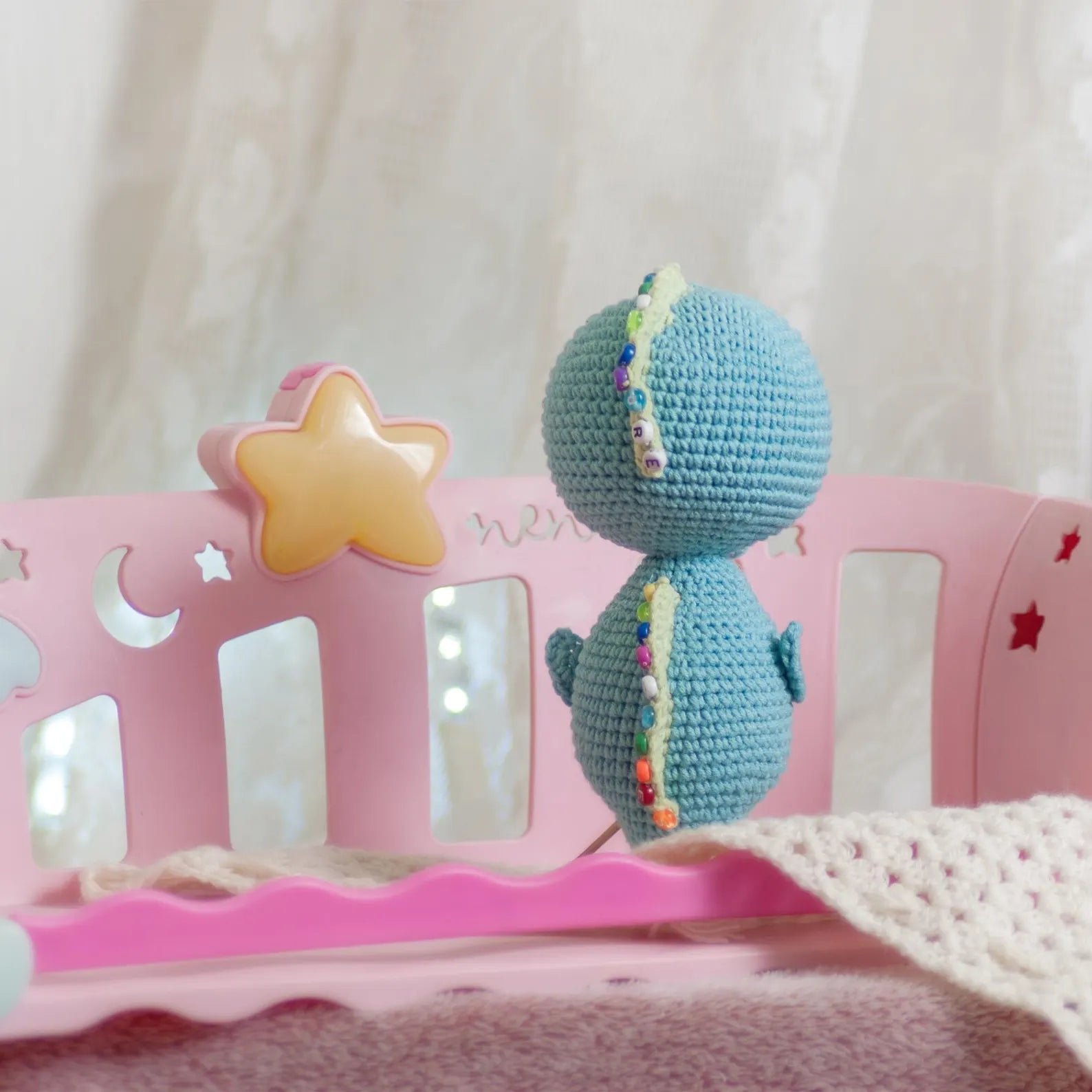 FIDGET 2 IN 1 BEAD SEA ANIMALS Crochet Pattern (skill level Intermediate)