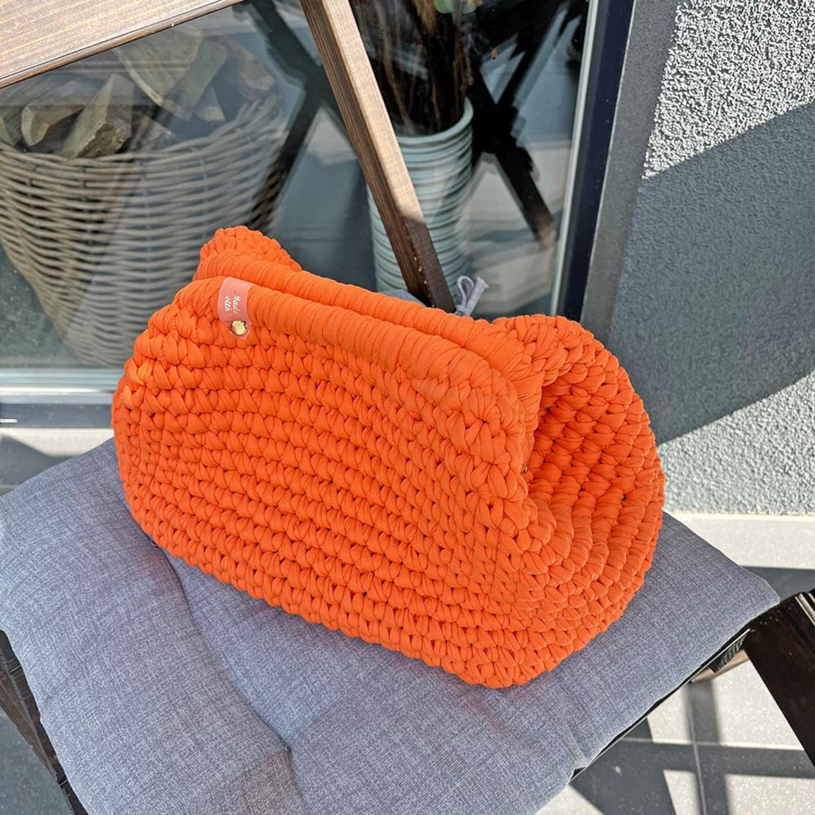 POUCH BAG Crochet Pattern (skill level Beginner)