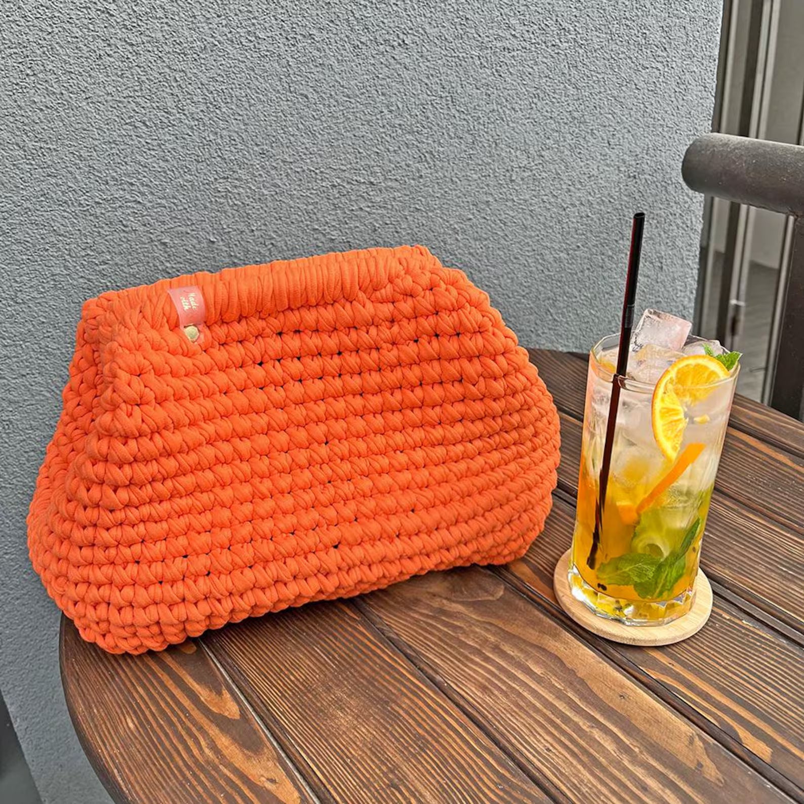 POUCH BAG Crochet Pattern (skill level Beginner)