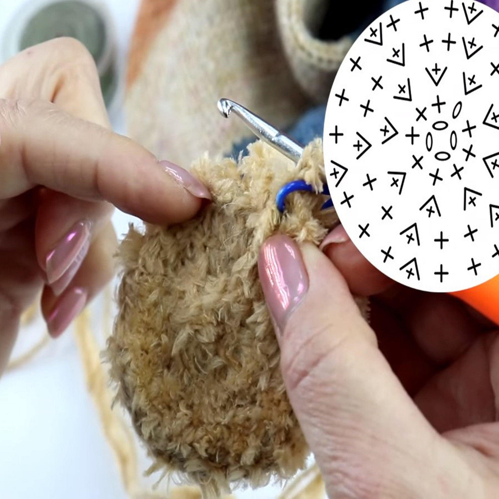 FUR BUCKET HAT Crochet Pattern (skill level intermediate)