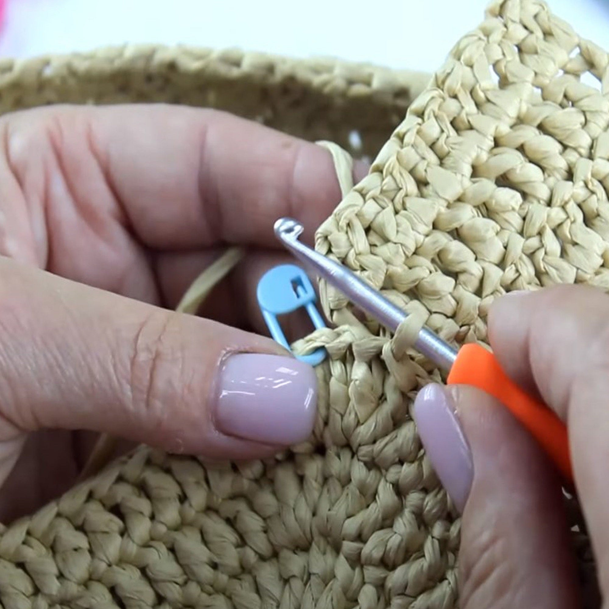 RAFFIA BAG Crochet Pattern (skill level beginner)