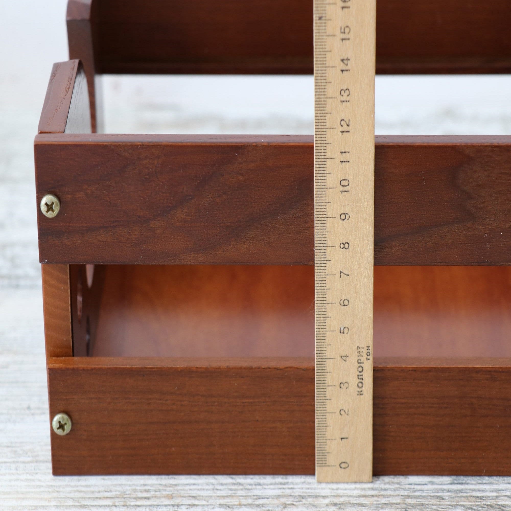 Wooden Yarn Box Yarn Holder, 18 cm x 24 cm x 12 cm