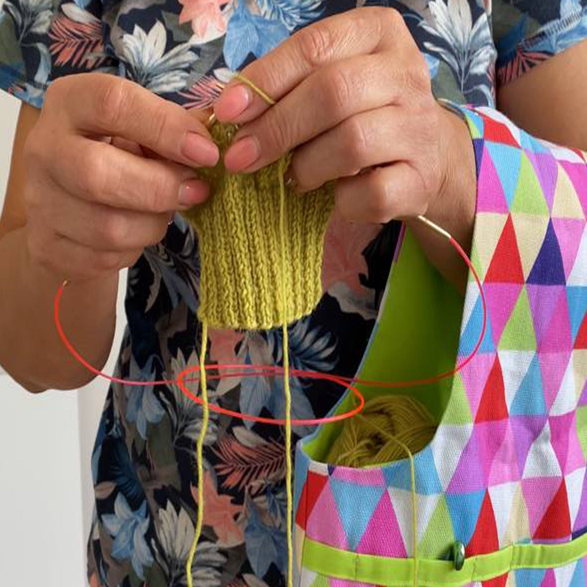 Yarn Tote Bag, 9 Colors, 35 cm x 35 cm