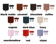 Leather kit for crochet bag. Set for crochet mini bag. Crochet bag kit. Bag leather set. Crochet bag supplies. Crochet mini bag set.