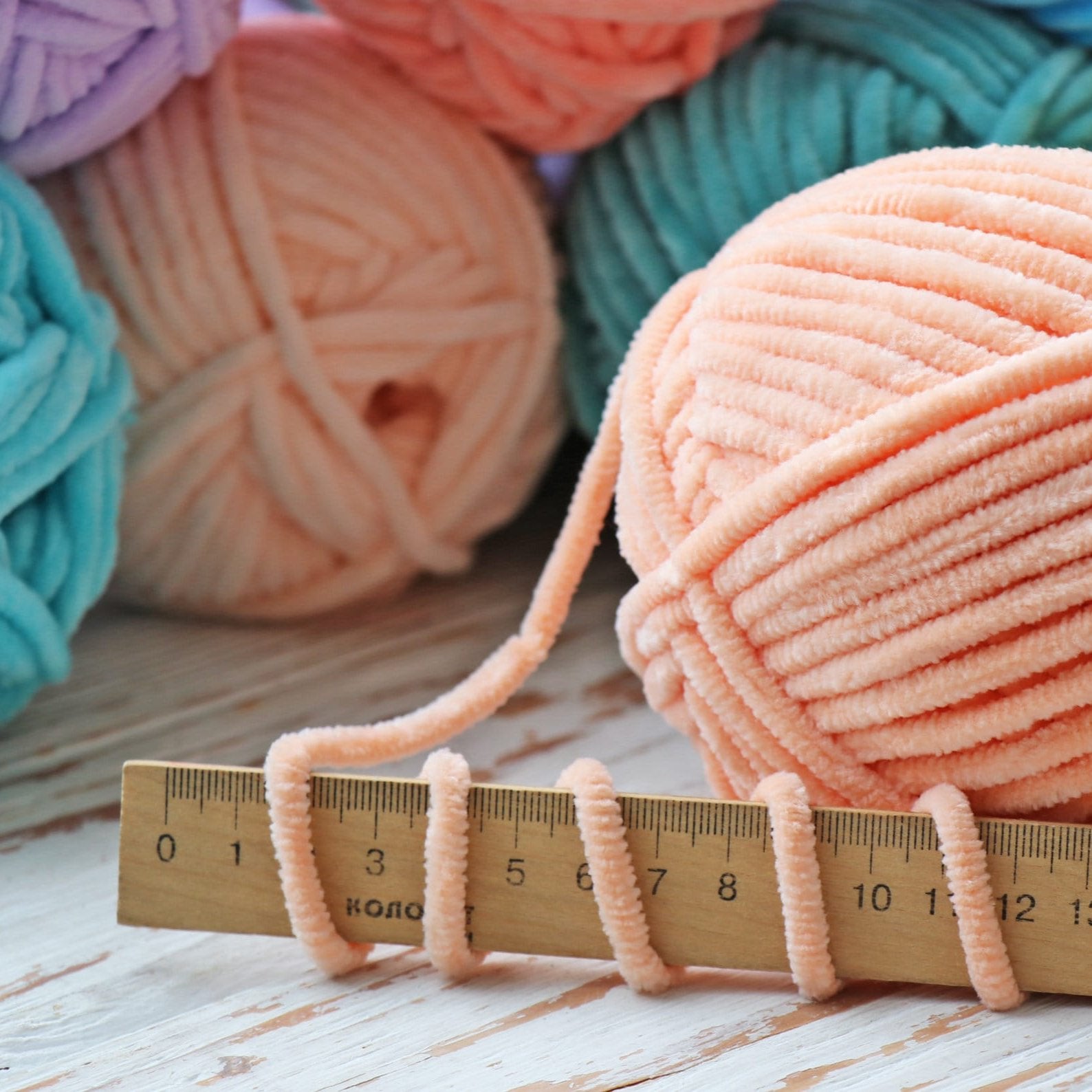 YARNART DOLCE 58 COLOR, Amigurumi Yarn, Plush Yarn, Bulky Chenille Yarn, Velvet Knitting Yarn, Baby Yarn, Fluffy Yarn