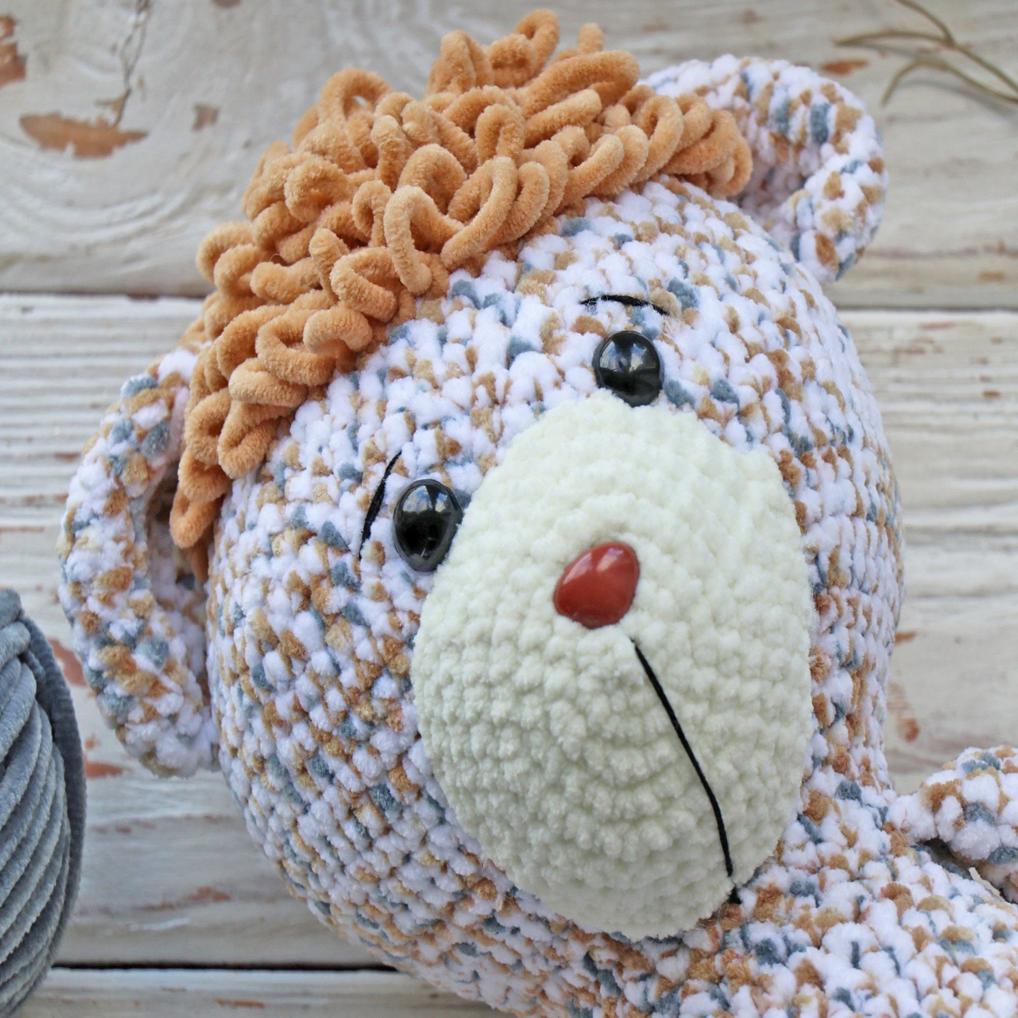 TEDDY BEAR Crochet Pattern (skill level intermediate)