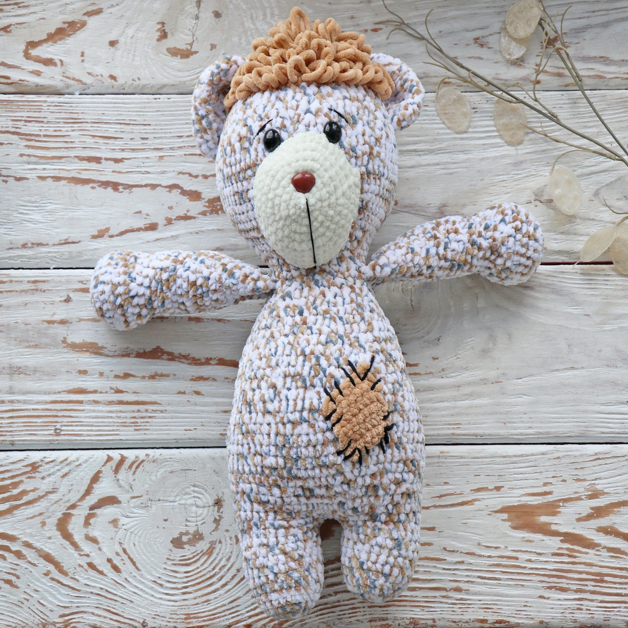 TEDDY BEAR Crochet Pattern (skill level intermediate)