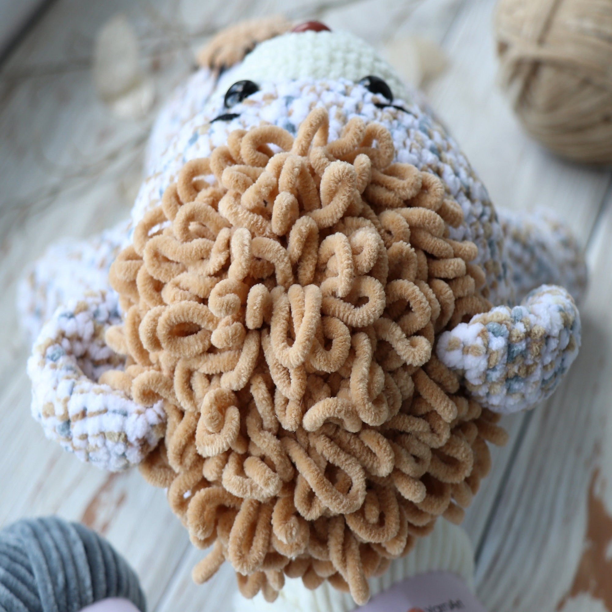 TEDDY BEAR Crochet Pattern (skill level intermediate)