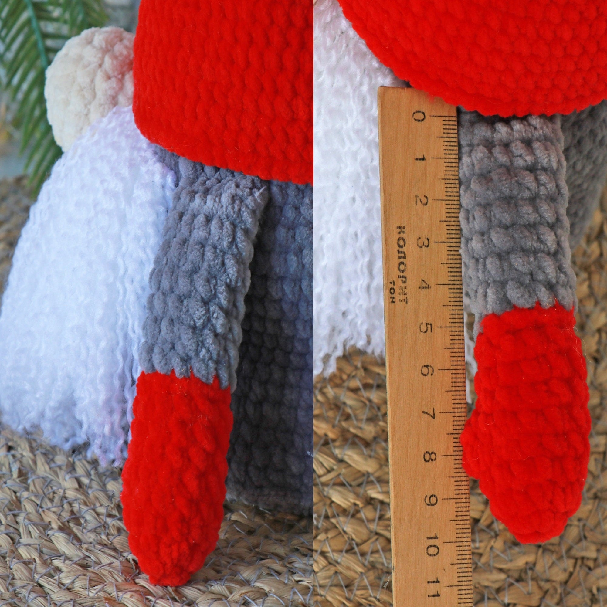 CHRISTMAS GNOME Crochet Pattern (skill level beginner)