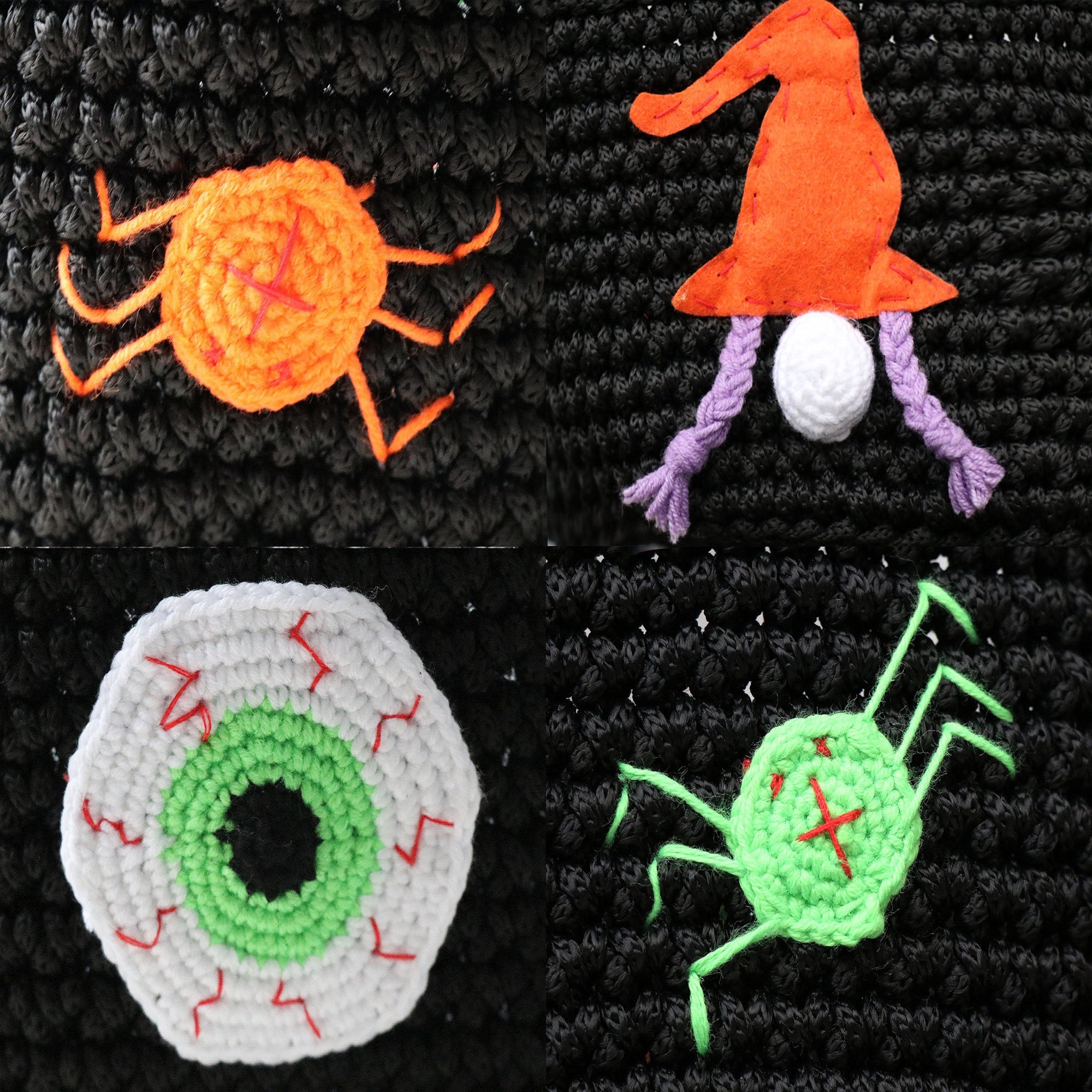 TRICK OR TREAT BAG Crochet Pattern (skill level beginner)
