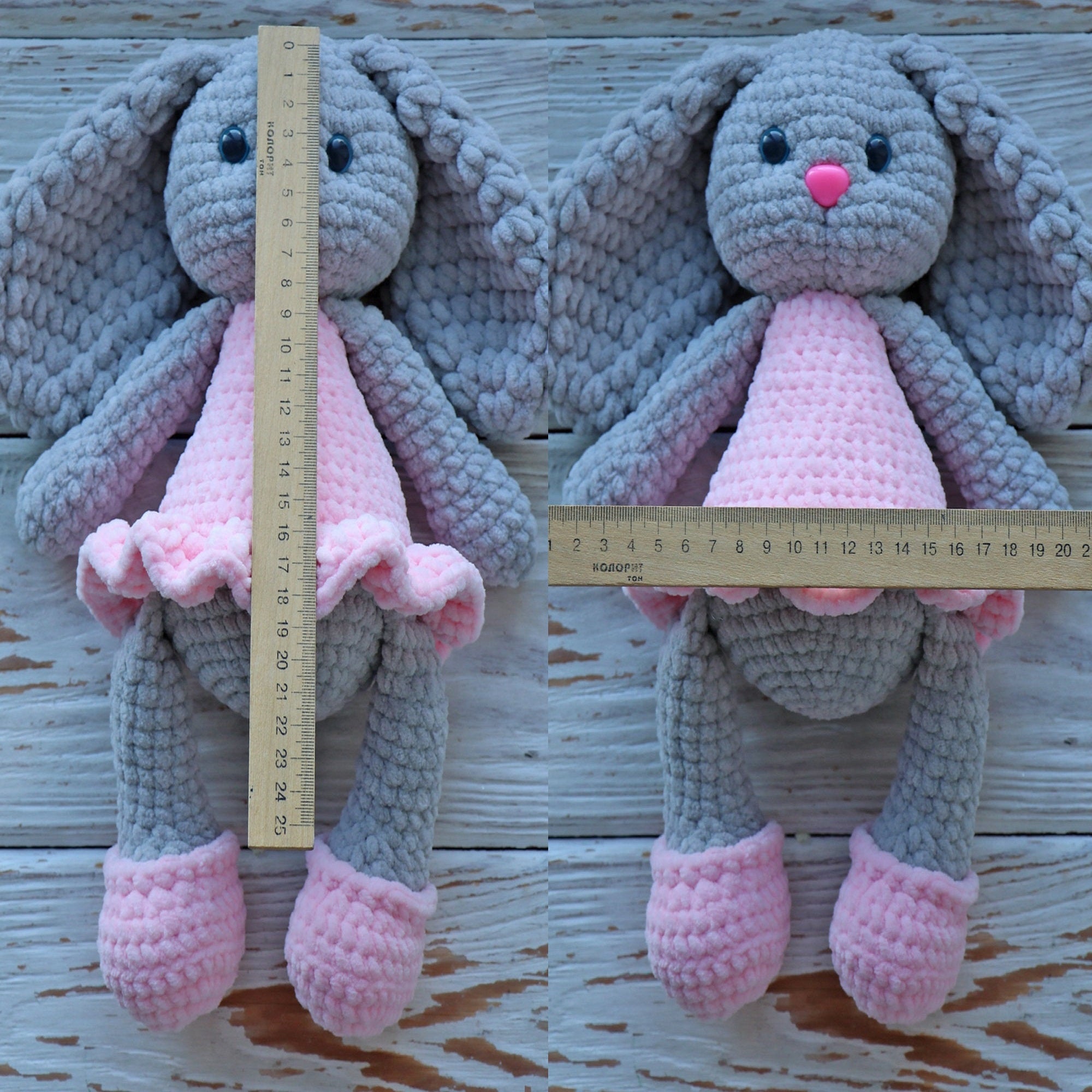 BALLERINA BUNNY Crochet Pattern (skill level beginner)