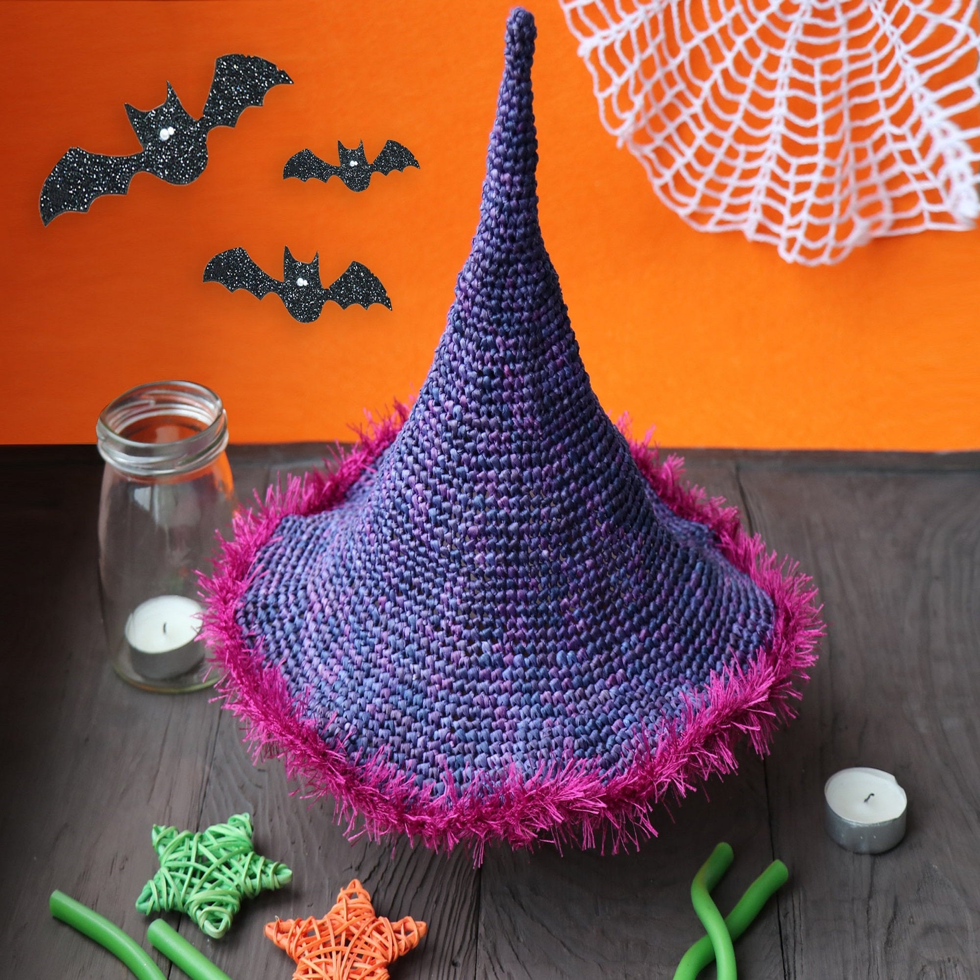 WITCH HAT Crochet Pattern (skill level beginner)