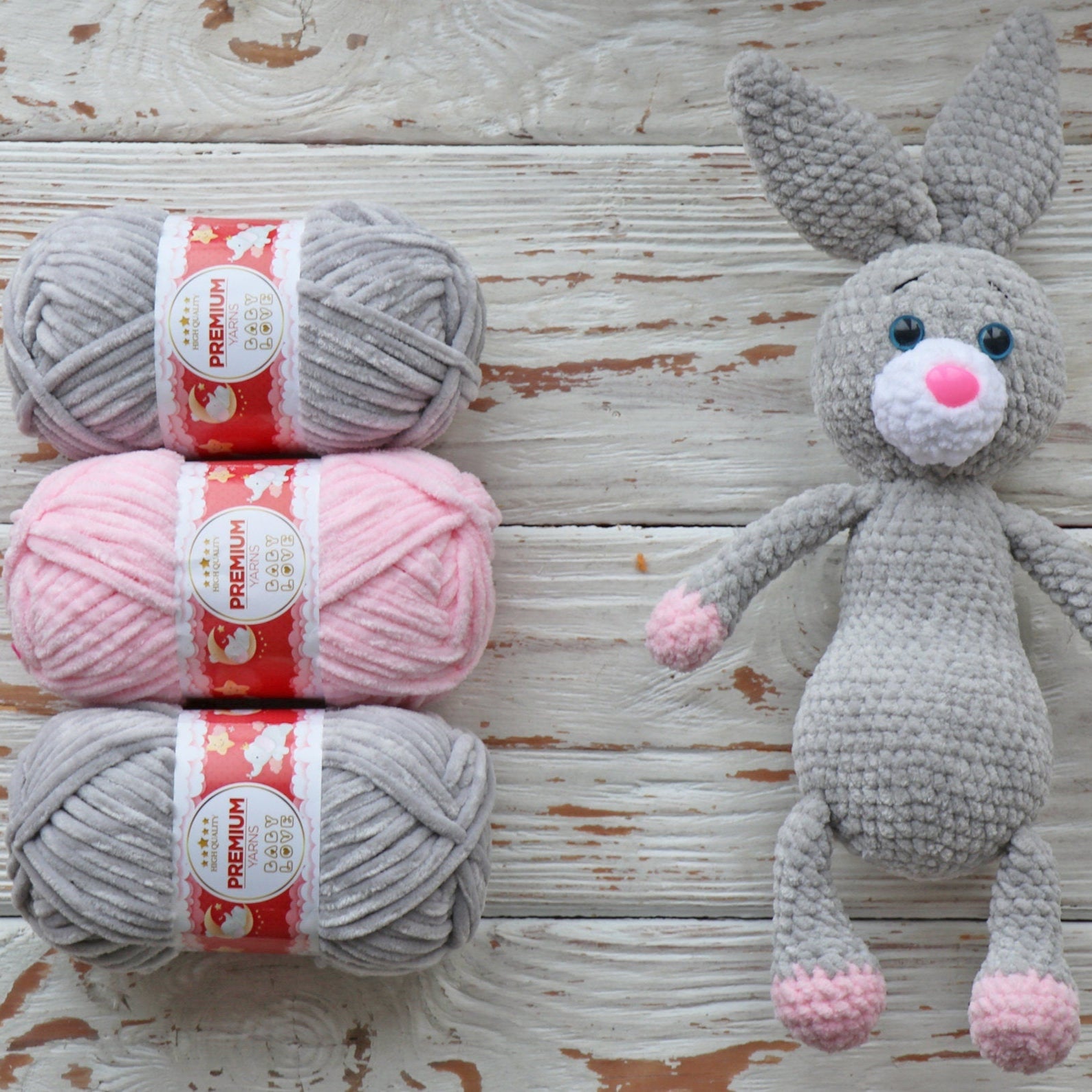 CHUNKY CHENILLE YARN 34 Colors, Amigurumi Yarn for Crochet and Knitting, Yarn for Crafting, Plush Yarn, Animal Yarn, Blanket Yarn