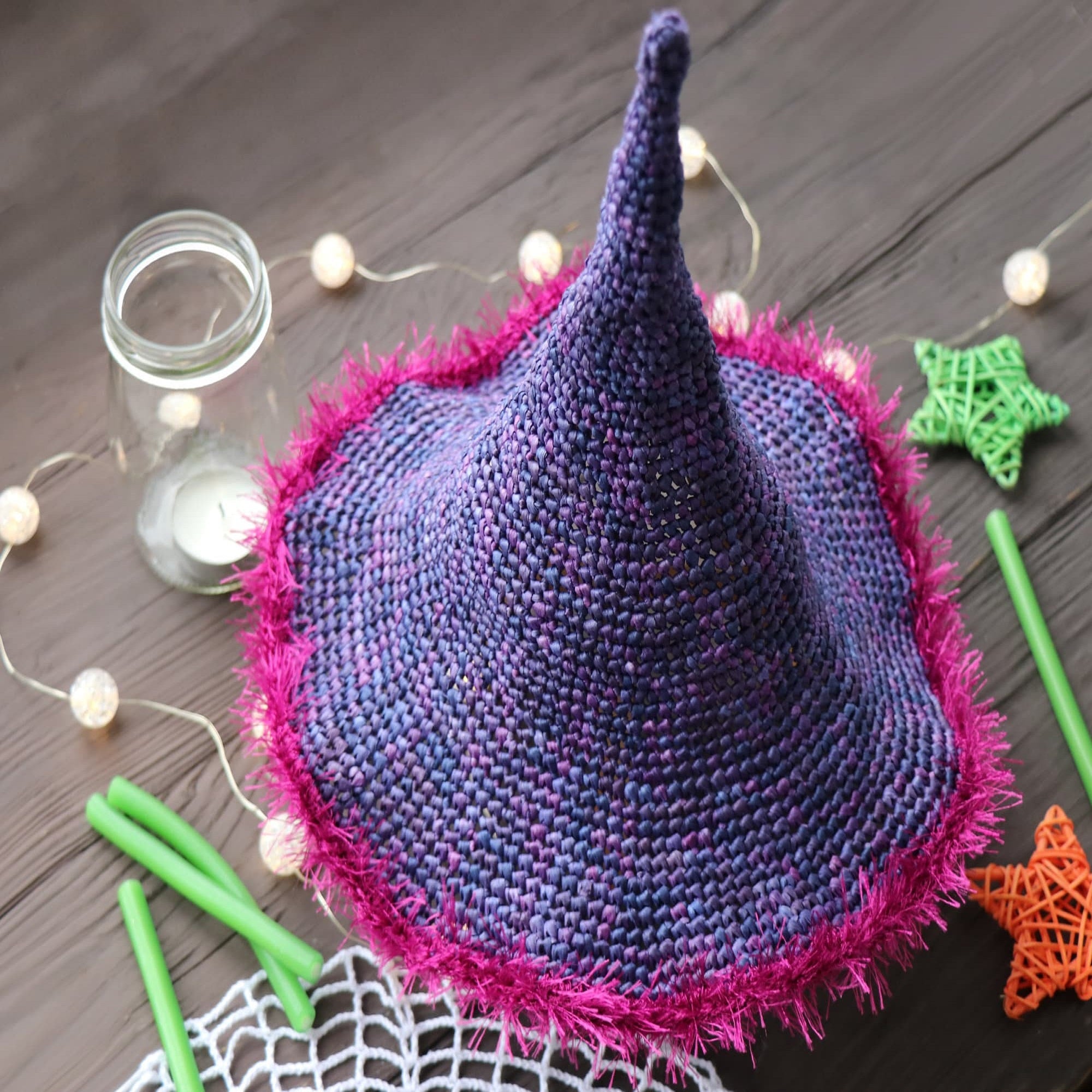 WITCH HAT Crochet Pattern (skill level beginner)
