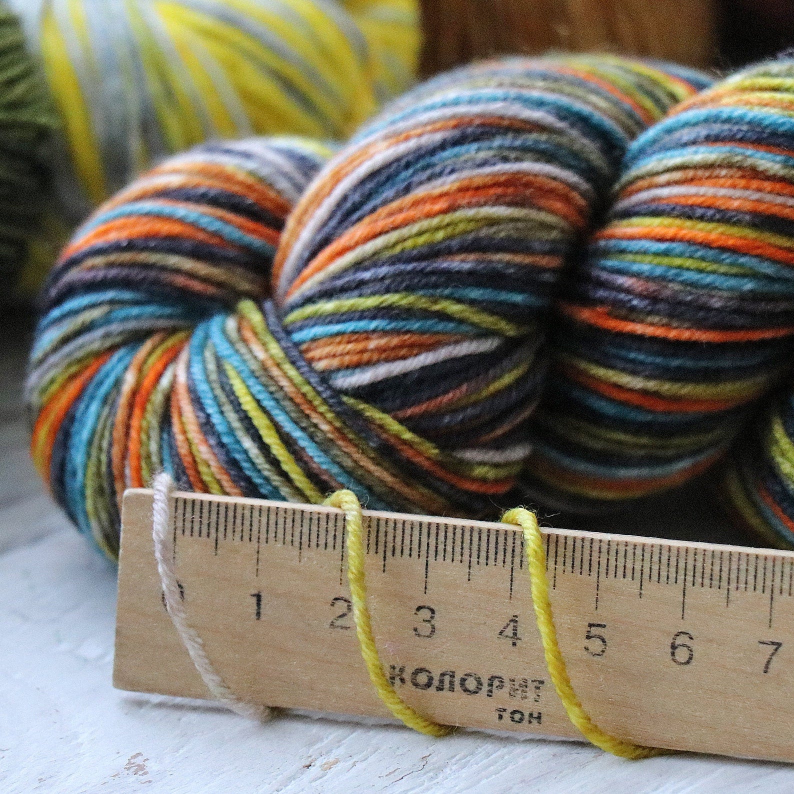 SOCK YARN 16 COLORS. Hand dyed sock yarn. Fingering sock yarn. Gazzal Happy Feet. Sprinkle yarn. Merino wool sock yarn. 100 g / 330 m