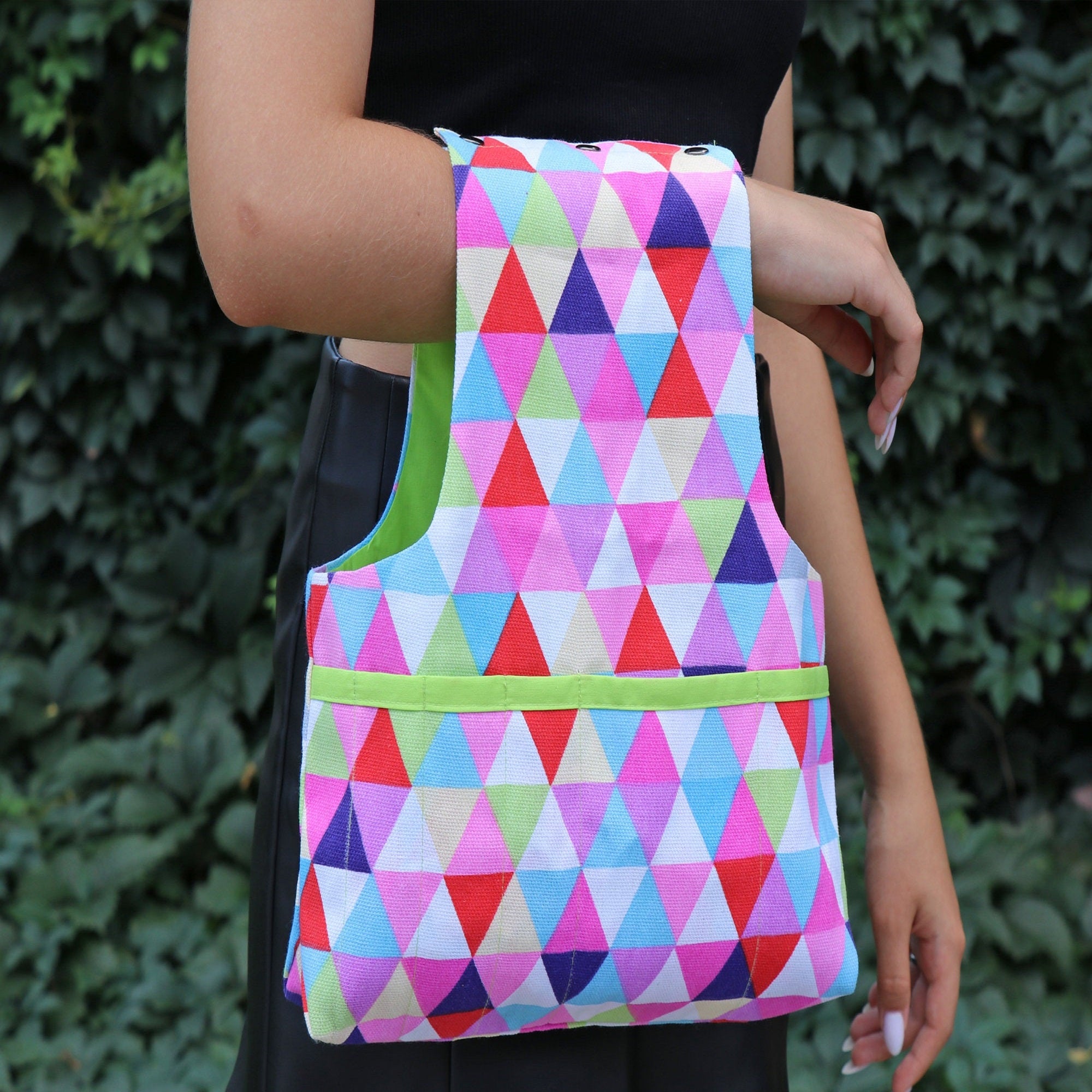 Yarn Tote Bag, 9 Colors, 35 cm x 35 cm