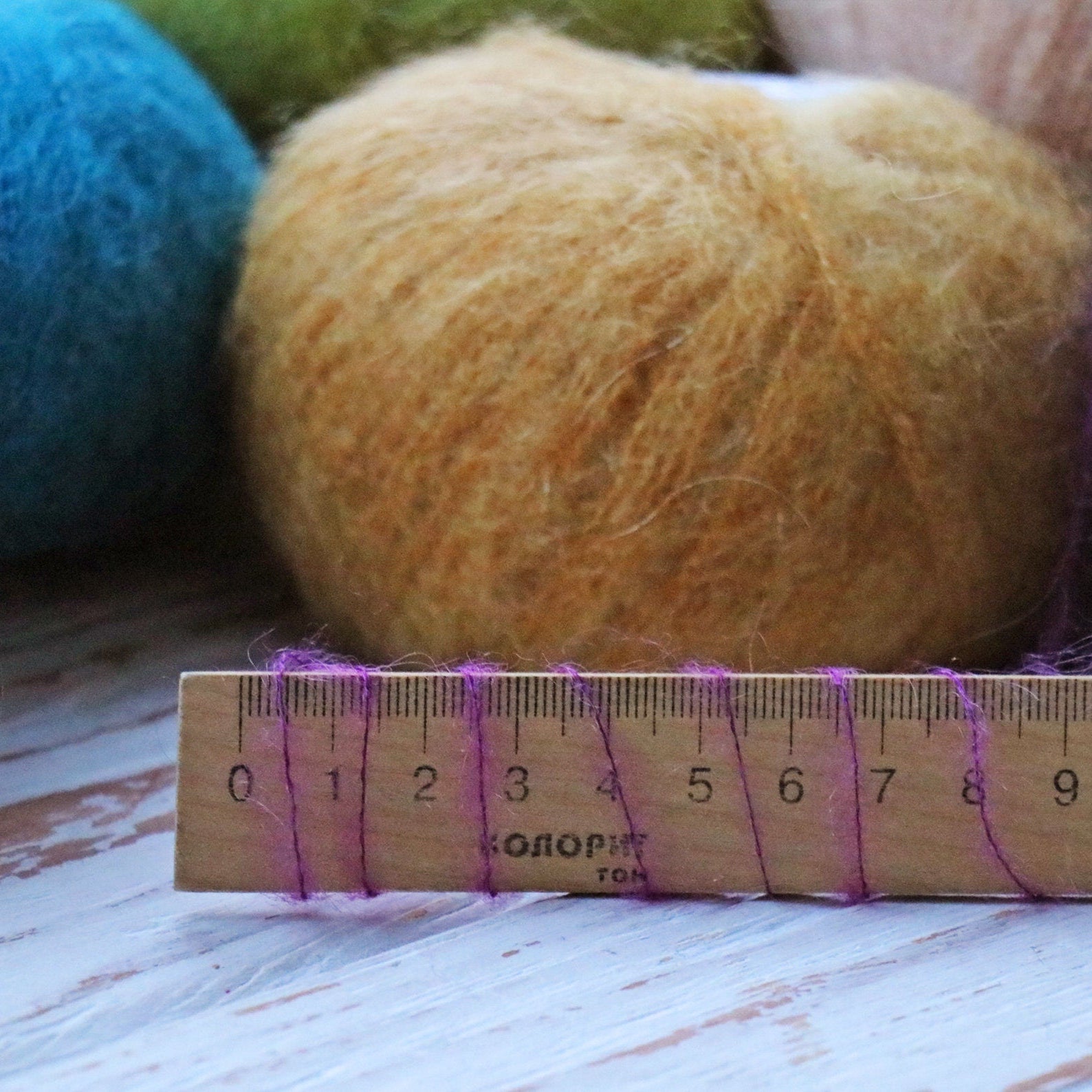 GAZZAL Super Kid Mohair, Natural Mohair Yarn, Lace Weight Yarn, Merino Wool Yarn, Yarn for Knitting, Crochet Yarn, 25 g / 237m