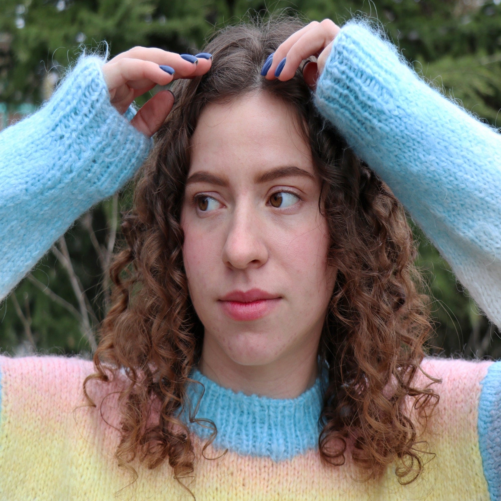 ENID SWEATER Knitting Pattern (skill level intermediate)